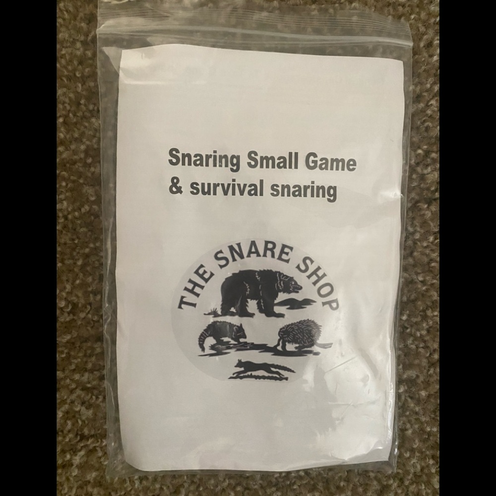 Small game and survival snaring kit